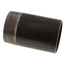 R 2 1/2'' Male x 76.1mm Steel Pipe Nipple with Welding End 50 Bar DIN 2982 - 120mm