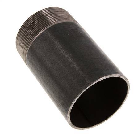 R 2 1/2'' Male x 76.1mm Steel Pipe Nipple with Welding End 50 Bar DIN 2982 - 120mm