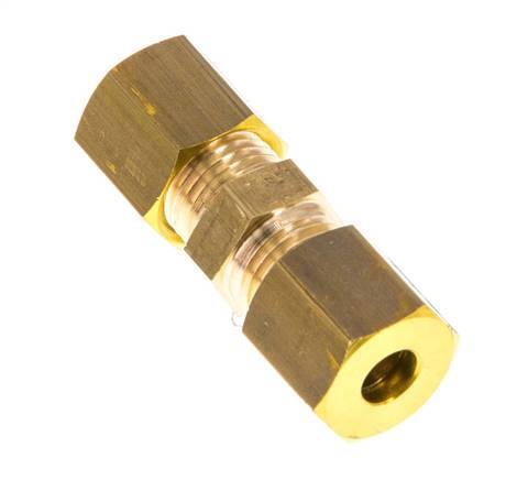 racor de compresión recto de latón de 5 mm 150 bar DIN EN 1254-2