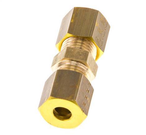 racor de compresión recto de latón de 5 mm 150 bar DIN EN 1254-2