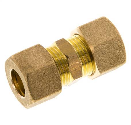 racor de compresión recto de latón de 12 mm 75 bar DIN EN 1254-2