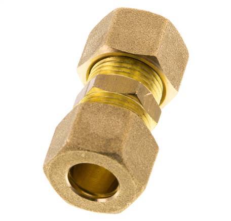 racor de compresión recto de latón de 12 mm 75 bar DIN EN 1254-2