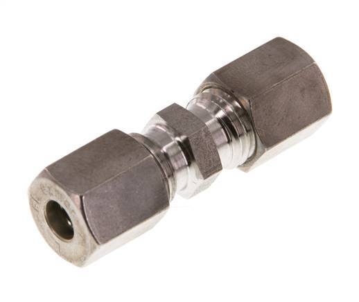 accesorio de compresión recto de acero inoxidable 6L 315 Bar DIN 2353