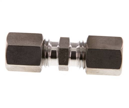 accesorio de compresión recto de acero inoxidable 6L 315 Bar DIN 2353