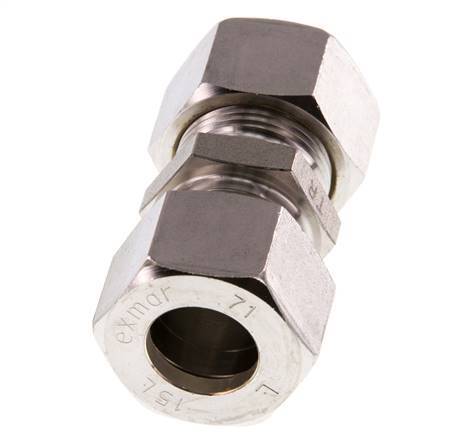 accesorio de compresión recto de acero inoxidable 15L 315 Bar DIN 2353