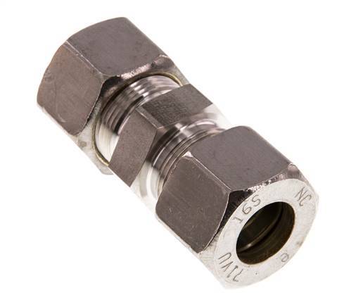 16S Racor recto de acero inoxidable 400 Bar DIN 2353