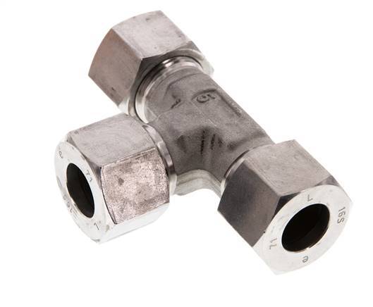 16S Anillo de corte en T de acero inoxidable 400 Bar DIN 2353