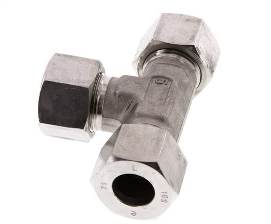 16S Anillo de corte en T de acero inoxidable 400 Bar DIN 2353