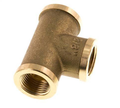 G 3/8'' Tee de latón 16 Bar