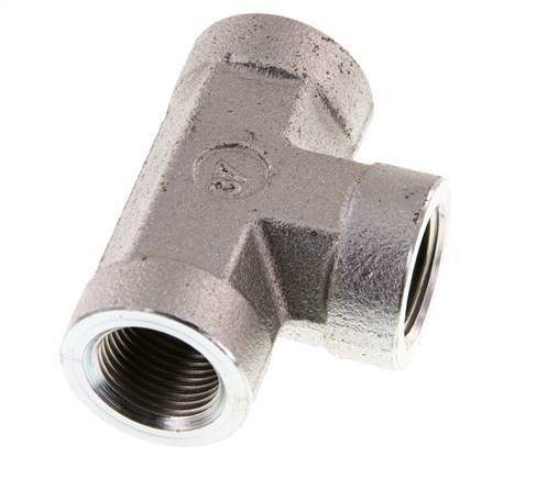 G 3/8'' T de acero galvanizado 250 Bar - Hidráulico