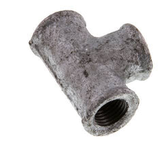 Rp 1/4'' Zinc plated Cast iron Tee 25 Bar [2 Pieces]