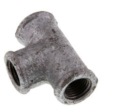 Rp 1/4'' Zinc plated Cast iron Tee 25 Bar [2 Pieces]