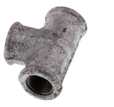Rp 1/4'' Zinc plated Cast iron Tee 25 Bar [2 Pieces]