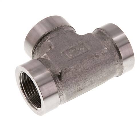 G 1'' Tee de acero inoxidable 160 Bar - Hidráulica