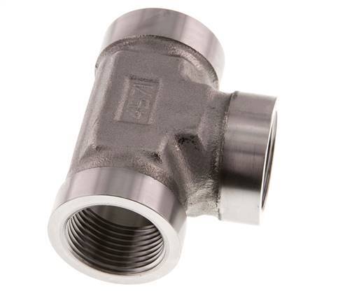 G 1'' Tee de acero inoxidable 160 Bar - Hidráulica