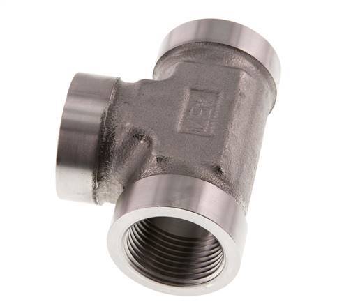 G 1'' Tee de acero inoxidable 160 Bar - Hidráulica