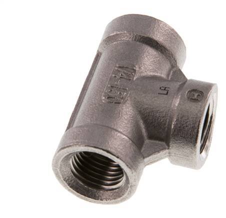 Rp 1/4'' Stainless steel Tee 16 Bar [2 Pieces]