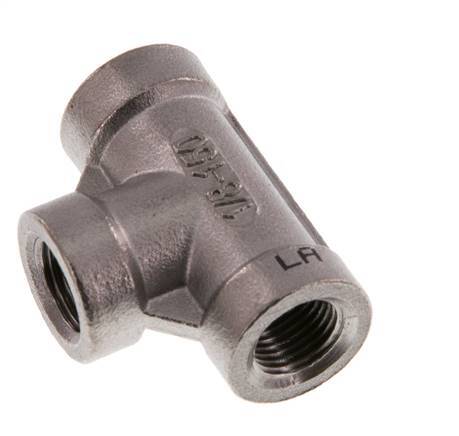 Rp 1/8'' Stainless steel Tee 16 Bar [2 Pieces]