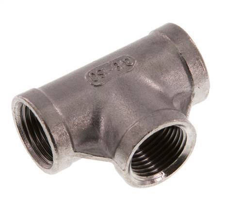 Rp 3/8'' Stainless steel Tee 10 Bar [2 Pieces]