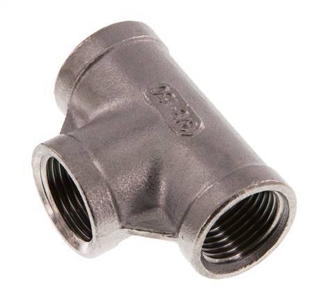 Rp 3/8'' Stainless steel Tee 10 Bar [2 Pieces]