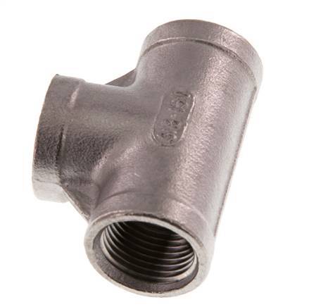 Rp 3/8'' Stainless steel Tee 10 Bar [2 Pieces]