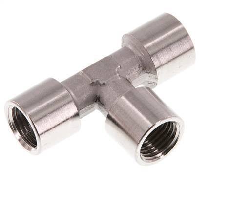 G 1/4'' Tee de acero inoxidable 150 Bar
