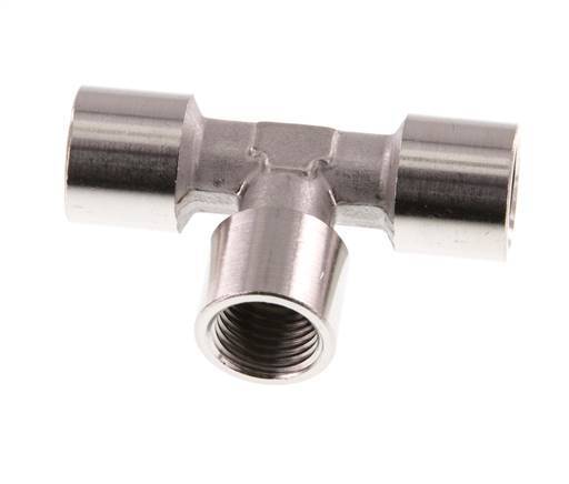 G 1/4'' Tee de acero inoxidable 150 Bar