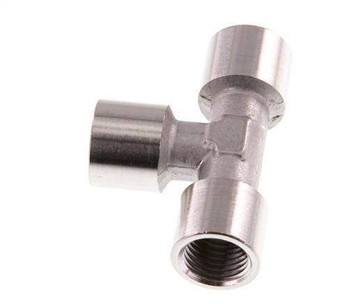 G 1/4'' Tee de acero inoxidable 150 Bar