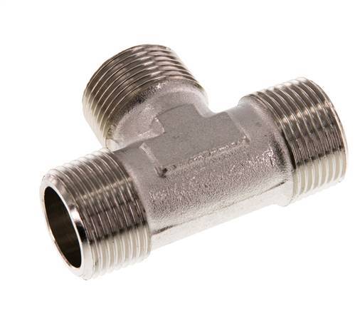 R 3/4'' Macho Latón Niquelado Tee 16 Bar