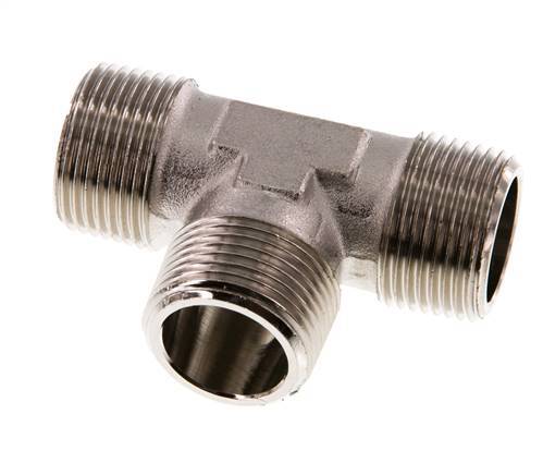 R 3/4'' Macho Latón Niquelado Tee 16 Bar