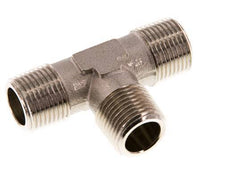 R 3/8'' Male Nickel plated Brass Tee 16 Bar [2 Pieces]