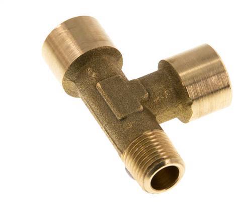 R 1/8'' x G 1/8'' M/F Brass Tee 16 Bar [2 Pieces]