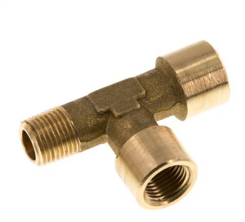 R 1/8'' x G 1/8'' M/F Brass Tee 16 Bar [2 Pieces]