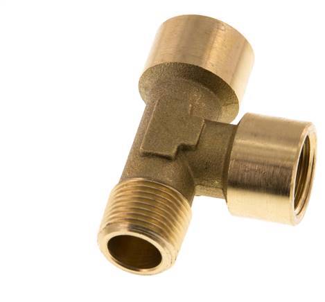R 3/8'' x G 3/8'' M/F Tee de latón 16 Bar