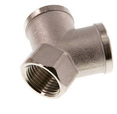 G 1/2'' Pieza en Y de latón niquelado 16 Bar