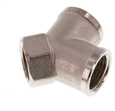 G 1/2'' Pieza en Y de latón niquelado 16 Bar