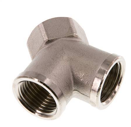 G 1/2'' Pieza en Y de latón niquelado 16 Bar