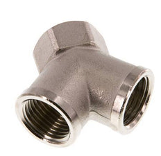G 1/2'' Pieza en Y de latón niquelado 16 Bar