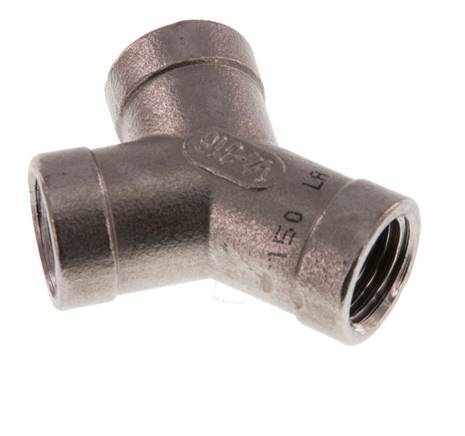 Rp 1/4'' Pieza en Y de acero inoxidable 16 Bar