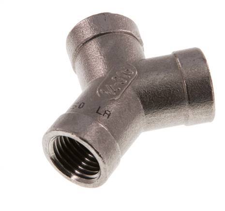 Rp 1/4'' Pieza en Y de acero inoxidable 16 Bar