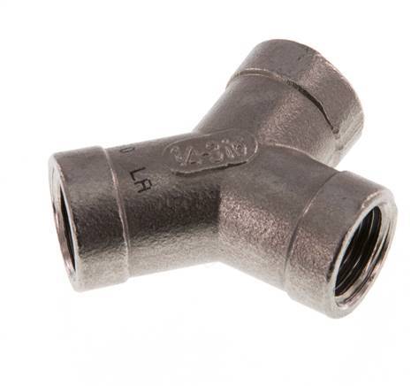 Rp 1/4'' Pieza en Y de acero inoxidable 16 Bar