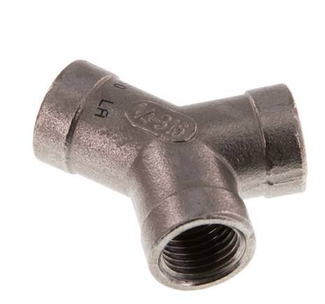 Rp 1/4'' Pieza en Y de acero inoxidable 16 Bar