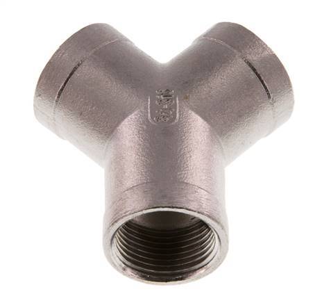 Rp 3/4'' acero inoxidable pieza en Y 16 Bar