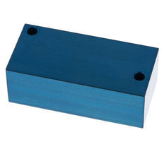 4xG Bloque distribuidor de aluminio de 3/8'' de una cara de 16 barras