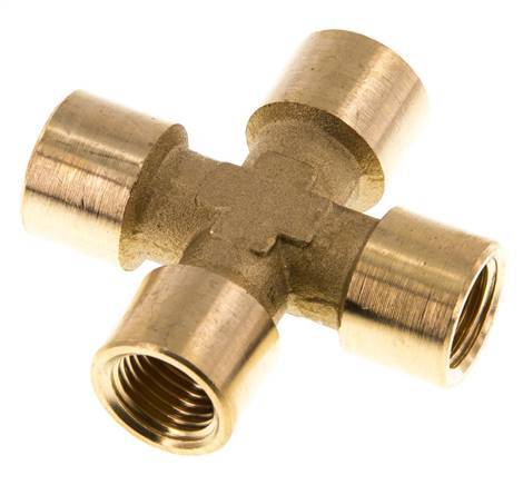 G 1/4'' Cruz de latón hembra 16 Bar