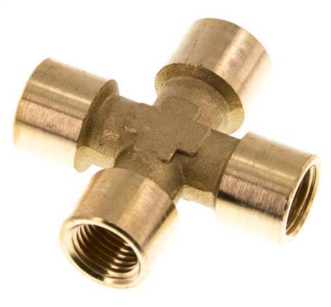 G 1/4'' Cruz de latón hembra 16 Bar