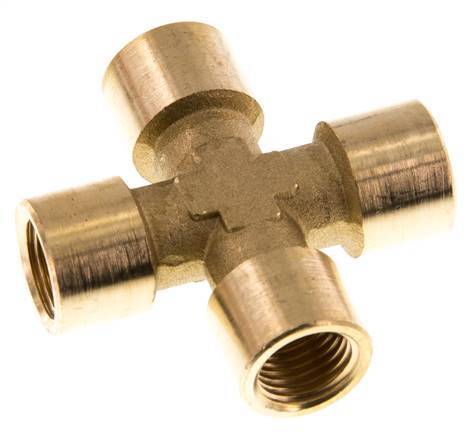 G 1/4'' Cruz de latón hembra 16 Bar