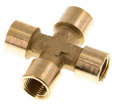 G 1/4'' Cruz de latón hembra 16 Bar