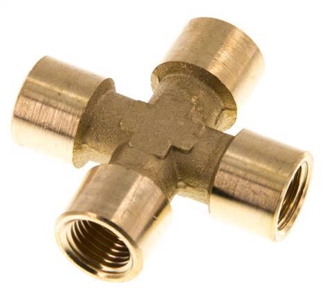 G 1/4'' Cruz de latón hembra 16 Bar