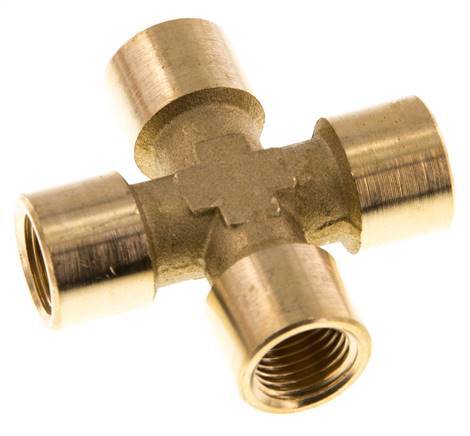 G 1/4'' Cruz de latón hembra 16 Bar